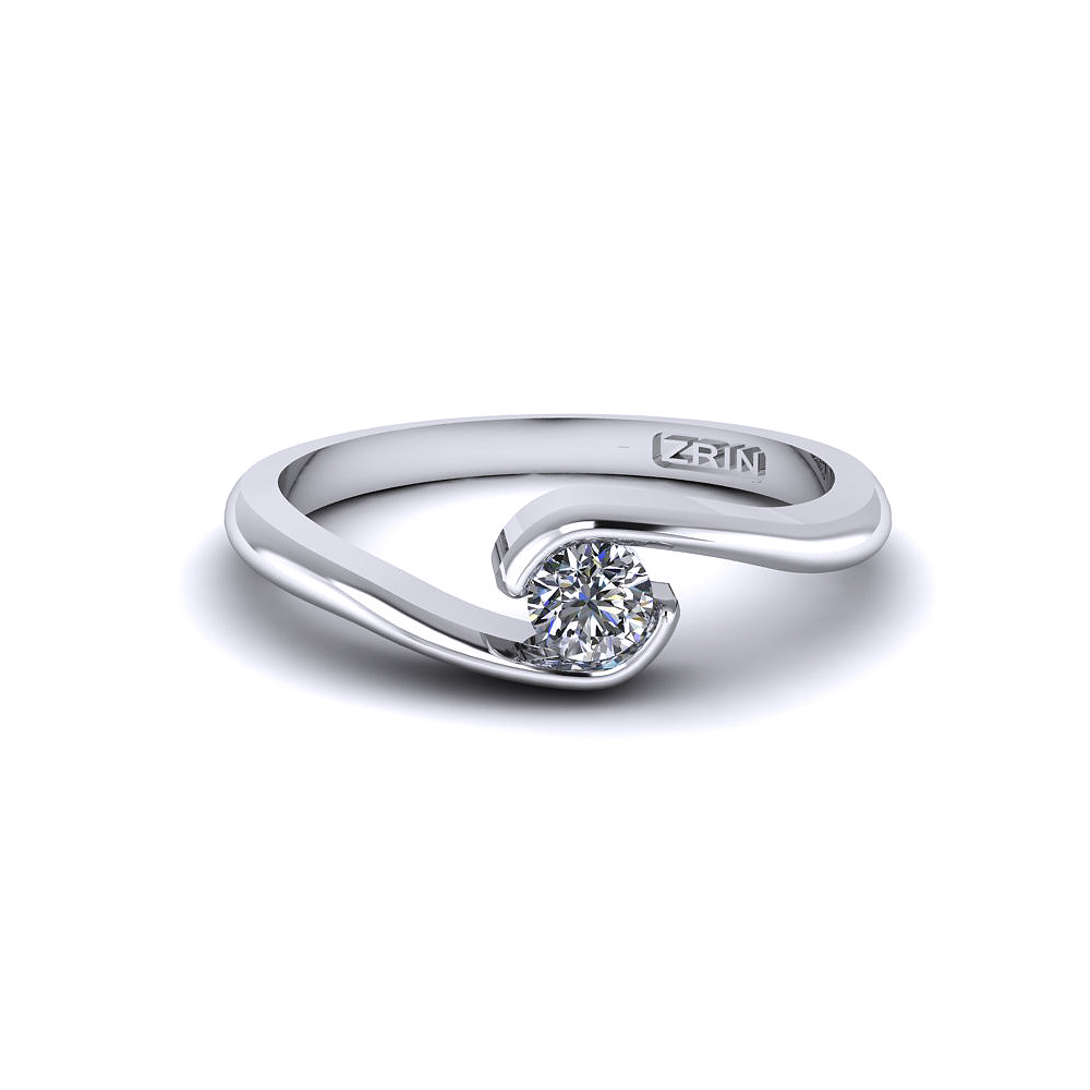 Zlatni zaručnički prsten ZRIN 004